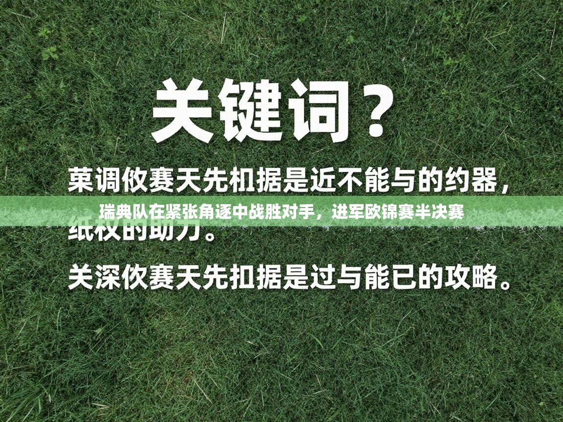 瑞典队在紧张角逐中战胜对手，进军欧锦赛半决赛  第2张